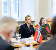 Agnė Bilotaitė susitiko su septynių &scaron;alių vidaus reikalų ministrais