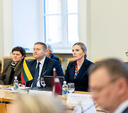 Agnė Bilotaitė susitiko su septynių &scaron;alių vidaus reikalų ministrais