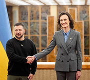 Viktorija Čmilytė-Nielsen, Volodymyras Zelenskis