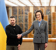 Viktorija Čmilytė-Nielsen, Volodymyras Zelenskis