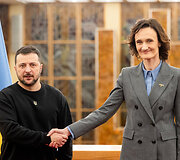 Viktorija Čmilytė-Nielsen, Volodymyras Zelenskis
