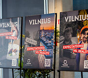 Naujos tarptautinės Vilniaus rinkodaros kampanijos &bdquo;Expectations vs. Reality&ldquo; pristatymas