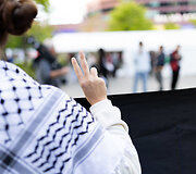 Policija atitraukė Palestinos palaikytojus toliau nuo Malmės arenos