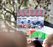 Malmės gatvėse &ndash; protestas prie&scaron; Izraelio dalyvavimą &bdquo;Eurovizijoje&ldquo;