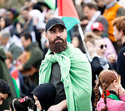Malmės gatvėse &ndash; protestas prie&scaron; Izraelio dalyvavimą &bdquo;Eurovizijoje&ldquo;