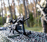 Valstybės sienos apsaugos tarnybos gaunamos ginkluotės &ndash; kulkosvaidžių FN MINIMI ir automatinių ginklų G-36 pristatymąs