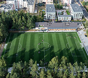 Vilniuje oficialiai pristatytas naujas "VFA-Hanner" futbolo stadionas