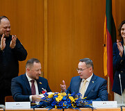 Ruslanas Stefančukas, Pavlo Sushko, Žygimantas Pavilionis, Viktorija Čmilytė-Nielsen