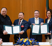 Ruslanas Stefančukas, Pavlo Sushko, Žygimantas Pavilionis, Viktorija Čmilytė-Nielsen