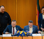 Ruslanas Stefančukas, Pavlo Sushko, Žygimantas Pavilionis, Viktorija Čmilytė-Nielsen