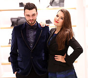 Marija Palaikytė ir fotosesijos modelis Vilius Gudavičius