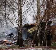 Vilniuje &scaron;alia gyvenamojo namo nukrito lėktuvas