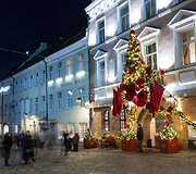 Kalėdi&scaron;kai pasipuo&scaron;ęs Vilnius