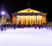 Kalėdi&scaron;kai pasipuo&scaron;ęs Vilnius