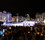 Kalėdi&scaron;kai pasipuo&scaron;ęs Vilnius