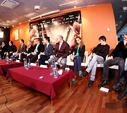 Spaudos konferencijos akimirka