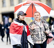 Lietuvoje gyvenančių baltarusių protesto akcija &bdquo;Luka&scaron;enką &ndash; į smulkintuvą&ldquo;