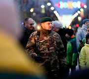 Lietuvos valstybės atkūrimo dienai paminėti simbolinių laužų ceremonija