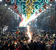 Lietuvos valstybės atkūrimo dienai paminėti simbolinių laužų ceremonija