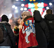 Lietuvos valstybės atkūrimo dienai paminėti simbolinių laužų ceremonija