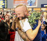 Aurimas Mockus parskrido į Lietuvą