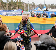 Aurimas Mockus parskrido į Lietuvą