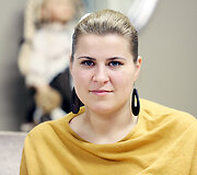 Erika Vitulskienė be makiažo