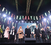  Koncerto &bdquo;Dainuoju Lietuvą kaip džiaugsmą&ldquo; akimirka