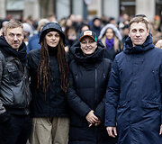 Protestas &bdquo;&Scaron;alin rankas nuo laisvo žodžio&ldquo;