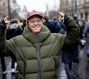 Protestas &bdquo;&Scaron;alin rankas nuo laisvo žodžio&ldquo;