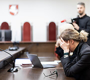 Teismo posėdis dėl nužudymo Žvėryne