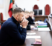 Teismo posėdis dėl nužudymo Žvėryne