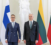 Prezidentas susitinka su Suomijos Prezidentu Alexanderiu Stubbu