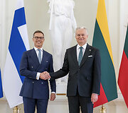 Prezidentas susitinka su Suomijos Prezidentu Alexanderiu Stubbu