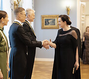 Lietuvos pirmosios poros rengiama valstybinė vakarienė Suomijos pirmosios poros garbei