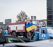Automobilių ir kitų pagalbos priemonių perdavimas Ukrainai