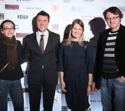 Aidas ir Greta Akcijonaičiai (centre)