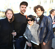 Juozas Statkevičius ir Dalia Ibelhauptaitė (centre)