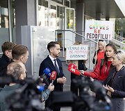 Piketas &bdquo;Vilniaus rajonas be pedofilų garbinimo&ldquo;