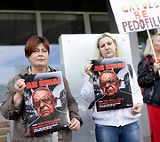 Piketas &bdquo;Vilniaus rajonas be pedofilų garbinimo&ldquo;