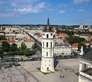 Vilniaus senamiesčio panorama