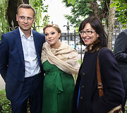 Agnė Grigaliūnienė su vyru Simonu