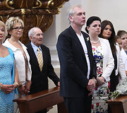 Gintaras Rinkevičius su žmona Donata
