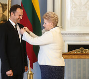 Edgaras Montvidas ir Dalia Grybauskaitė