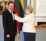 Edgaras Montvidas ir Dalia Grybauskaitė