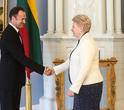 Edgaras Montvidas ir Dalia Grybauskaitė