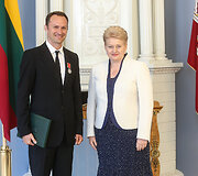 Edgaras Montvidas ir Dalia Grybauskaitė