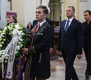Atsisveikinimo su Donatu Banioniu akimirka