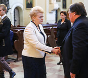 Dalia Grybauskaitė ir Raimundas Banionis