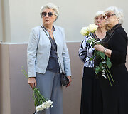 Atsisveikinimo su Donatu Banioniu akimirka